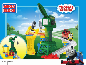 Manual Mega Bloks set 10517 Thomas and Friends Cranky