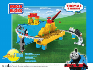 Manual Mega Bloks set 10519 Thomas and Friends Busy day at the quarry