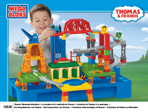 Manual Mega Bloks set 10536 Thomas and Friends Thomas mountain adventure