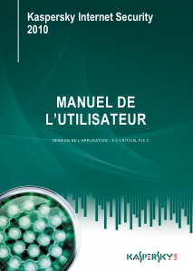 Mode d’emploi Kaspersky Lab Internet Security 2010