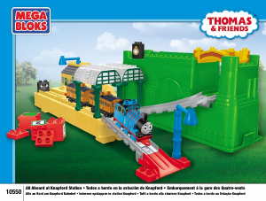 Manual Mega Bloks set 10550 Thomas and Friends All aboard at Knapford station