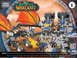 Mode d’emploi Mega Bloks set 91016 Warcraft Assaut de Deathwing sur Stormwind