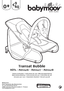 Manual Babymoov A012417 Transat Bubble Espreguiçadeira para bebê