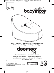 Handleiding Babymoov A012350 Doomoo Nid Wipstoeltje