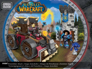 Manuale Mega Bloks set 91026 Warcraft Attacco del demolitore