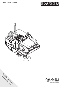 Mode d’emploi Kärcher KM 170/600 R D Balayeuse