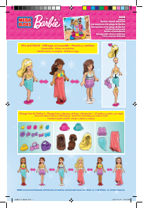 Mode d’emploi Mega Bloks set 80111 Barbie Vacances à la plage