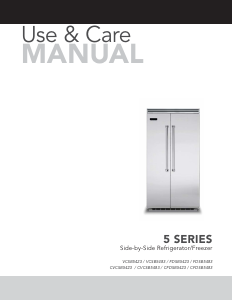 Manual Viking VCSB5423 Fridge-Freezer