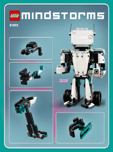 Manual Lego set 51515 Mindstorms Robô Inventor