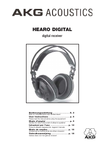 Mode d’emploi AKG Hearo Digital Casque