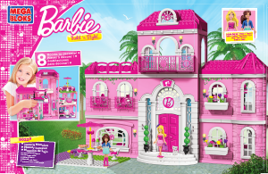 Mode d’emploi Mega Bloks set 80229 Barbie Manoir luxueux