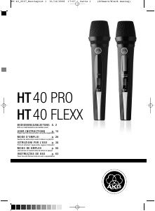 Handleiding AKG HT 40 Pro Microfoon