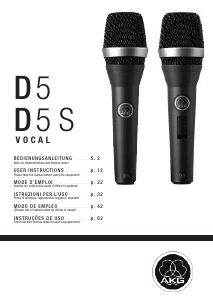 Manual AKG D 5 S Microphone