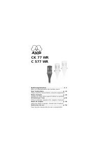 Mode d’emploi AKG CK 77 WR Microphone