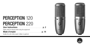 Handleiding AKG Perception 120 Microfoon