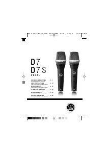 Manual de uso AKG D 7 Micrófono