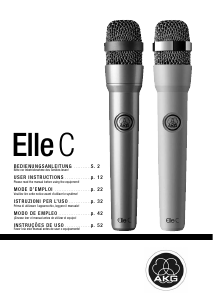 Manuale AKG Elle C Microfono