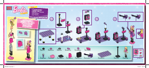 Manual de uso Mega Bloks set 80238 Barbie Estrella del pop