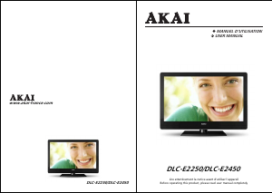 Handleiding Akai DLC-E2450 LED televisie