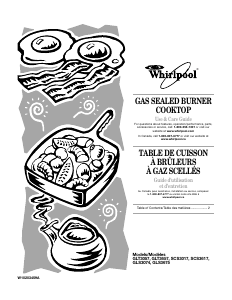 Mode d’emploi Whirlpool GLS3675VS Table de cuisson