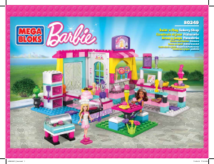 Bruksanvisning Mega Bloks set 80249 Barbie Bageri