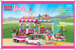 Bedienungsanleitung Mega Bloks set 80250 Barbie Pferde Event