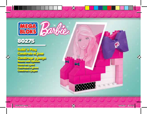 Bruksanvisning Mega Bloks set 80275 Barbie Sko