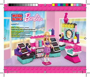 Mode d’emploi Mega Bloks set 80279 Barbie Kiosque de beauté