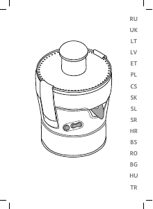 Посібник Tefal ZN355C3E Соковижималка