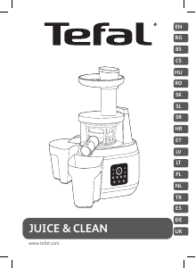 Manual Tefal ZC420E38 Juice & Clean Juicer