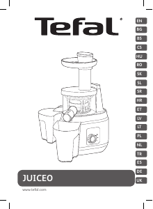 Rokasgrāmata Tefal ZC150838 Juiceo Sulu spiede