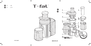 Manual Tefal ZE585HMX Juicer