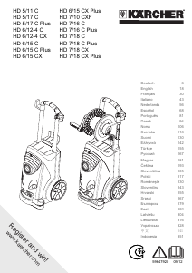 Manual Kärcher HD 7/10 CXF Máquina de limpeza a alta pressão