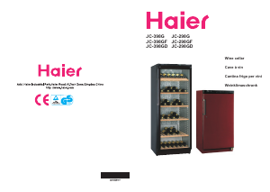 Bruksanvisning Haier JC-398GD Vinkyl