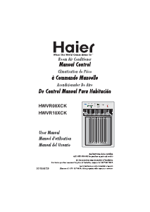 Manual de uso Haier HWVR08XCK Aire acondicionado
