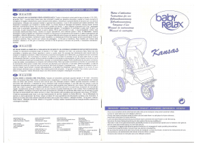 Manual de uso Baby Relax Kansas Cochecito