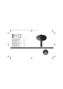 Handleiding AKG D 112 Microfoon