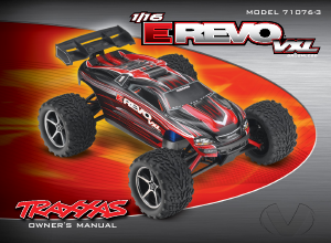 Handleiding Traxxas 71076-3 E-Revo VXL Radiobestuurbare auto