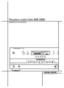 Mode d’emploi Harman Kardon AVR 2000 Récepteur
