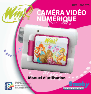 Mode d’emploi Smoby Winx Club Caméscope