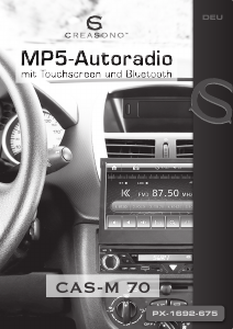 Bedienungsanleitung Creasono CAS-M 70 Autoradio
