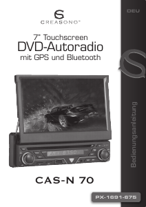 Bedienungsanleitung Creasono CAS-N 70 Autoradio