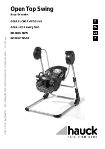 Mode d’emploi Hauck Open Top Swing Balancelle bébé
