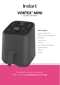 Manual Instant Vortex Mini Deep Fryer