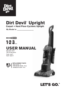 Manual Dirt Devil UD70174 Vacuum Cleaner