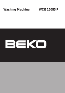 Bruksanvisning BEKO WCE 15085 P Tvättmaskin