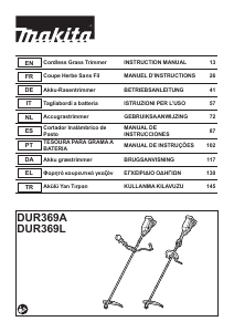 Manual Makita DUR369AZ Grass Trimmer