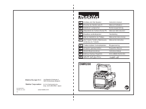 Handleiding Makita DMR200 Luidspreker