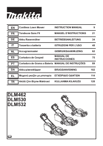 Manual Makita DLM462Z Lawn Mower