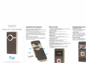 Mode d’emploi Cisco Flip Video UltraHD Caméscope